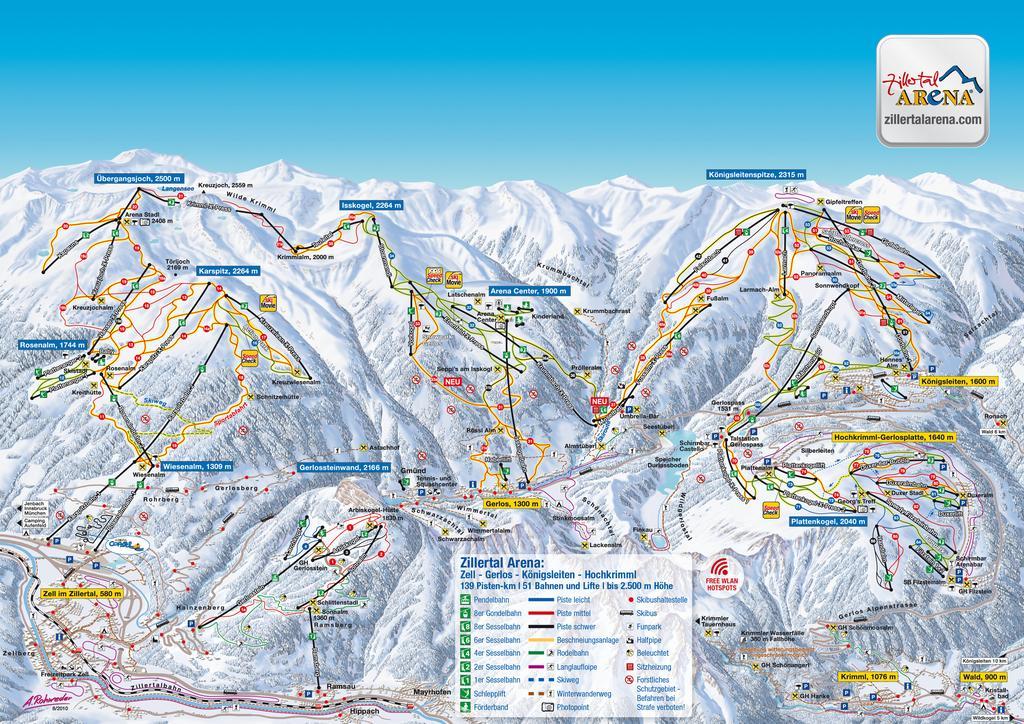 Appartmenthaus Martina Zell am Ziller Szoba fotó